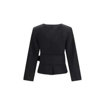 Black Wool Oves Aries Full-Length Jacket