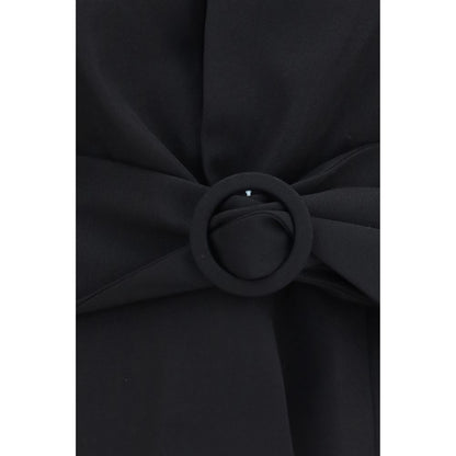 Black Wool Oves Aries Full-Length Jacket
