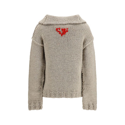 Gray Wool Oves Aries Cardigan