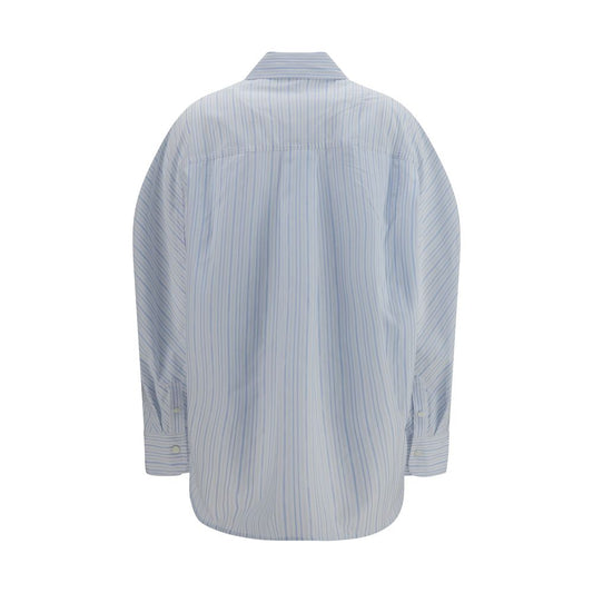 Blue Cotton Dress Shirt