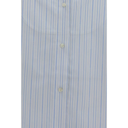 Blue Cotton Dress Shirt