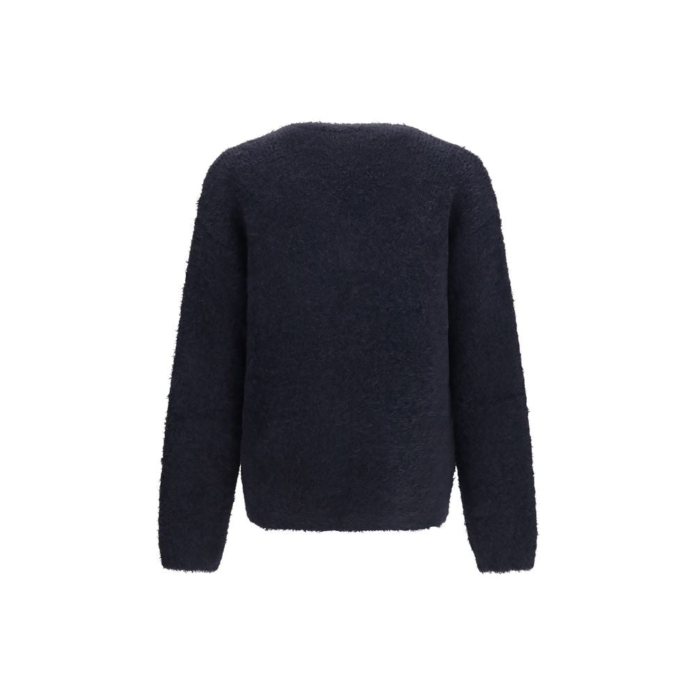 Blue Marabou Sweatshirt