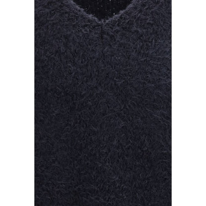Blue Marabou Sweatshirt