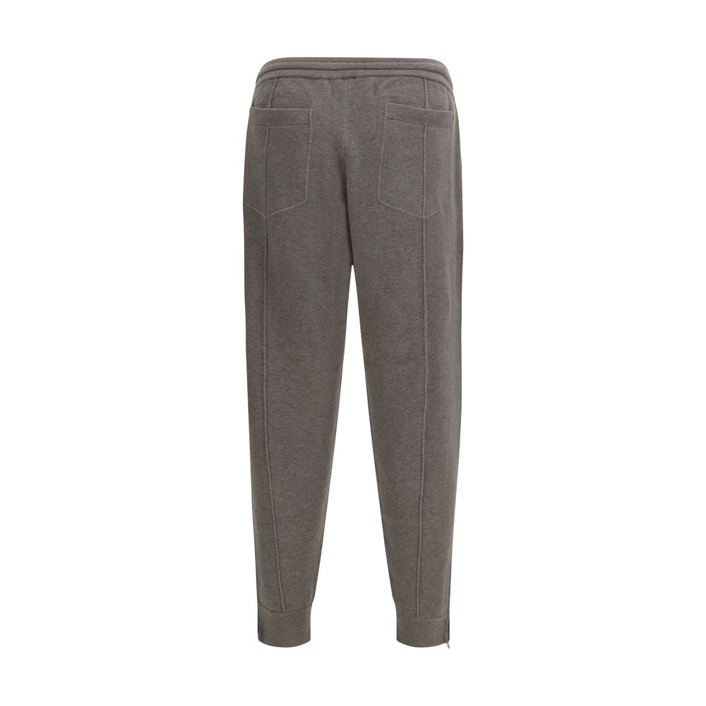 Bicolor Cashmere Athletic Pants