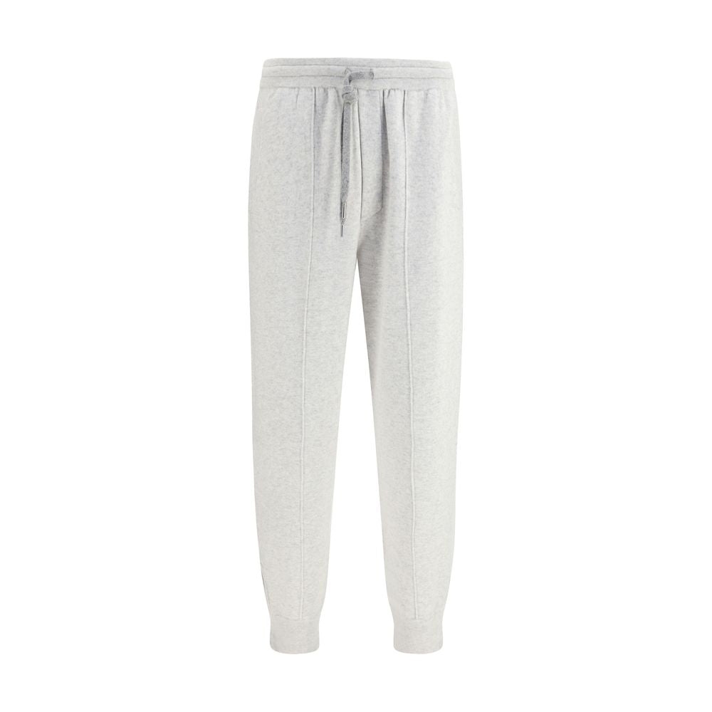 Gray Cashmere Casual Pants
