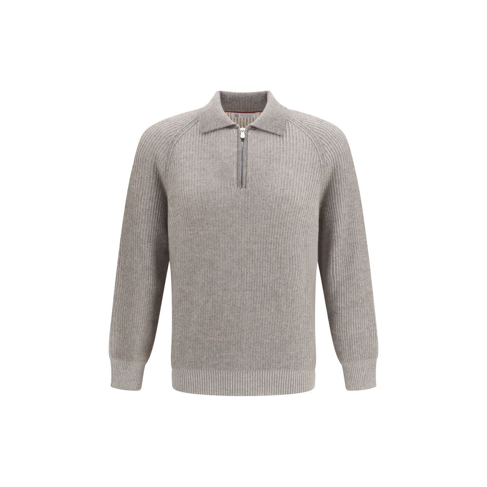 Gray Cashmere Sweatshirt