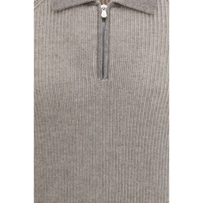 Gray Cashmere Sweatshirt