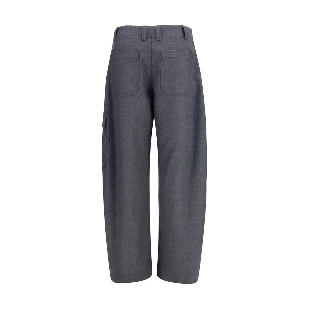 Gray Wool Oves Aries Cargo Pants