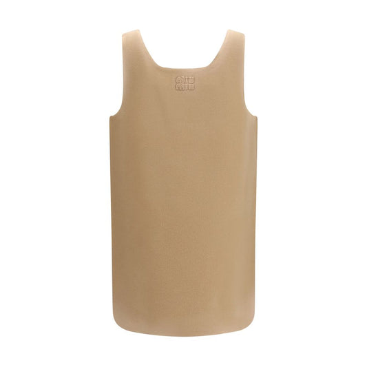 Beige Wool Oves Aries Casual Dress