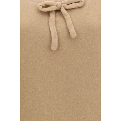 Beige Wool Oves Aries Casual Dress