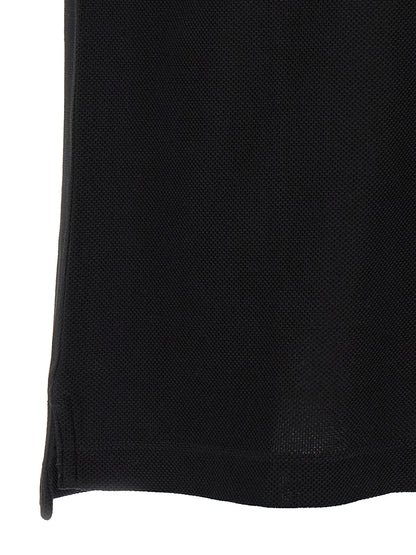 Black Cotton Polo Shirt