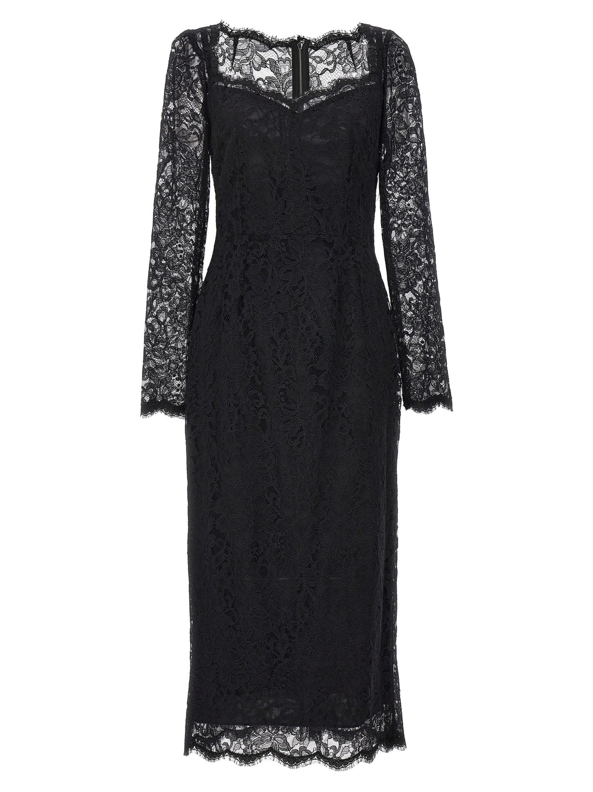 Black Polyamide Casual Dress