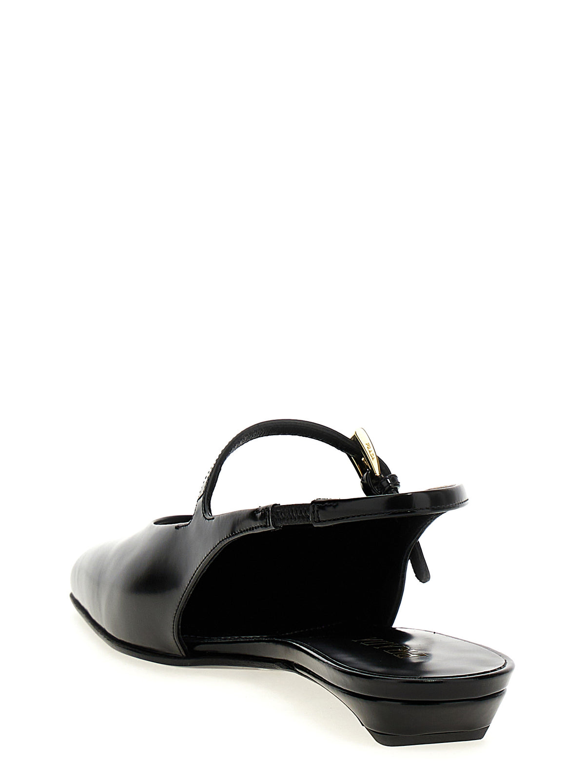 Black Calfskin Ballet Flats