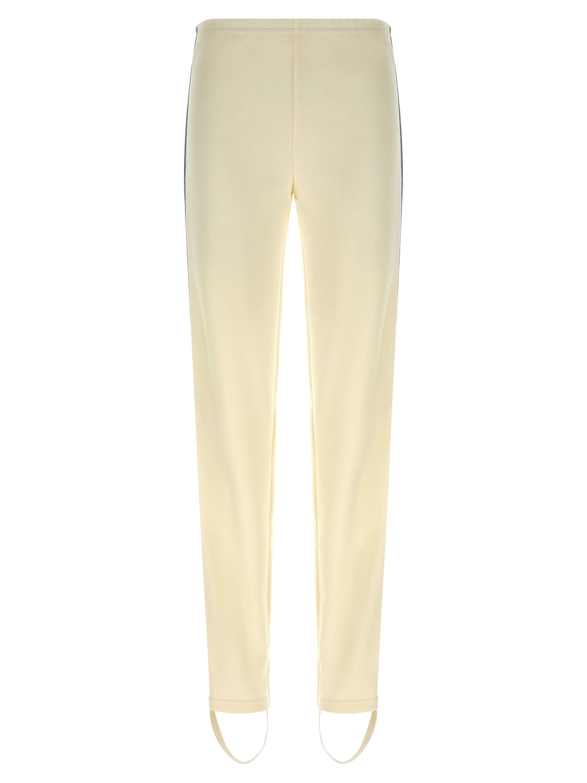 White Polyester Joggers (Workout Pants)