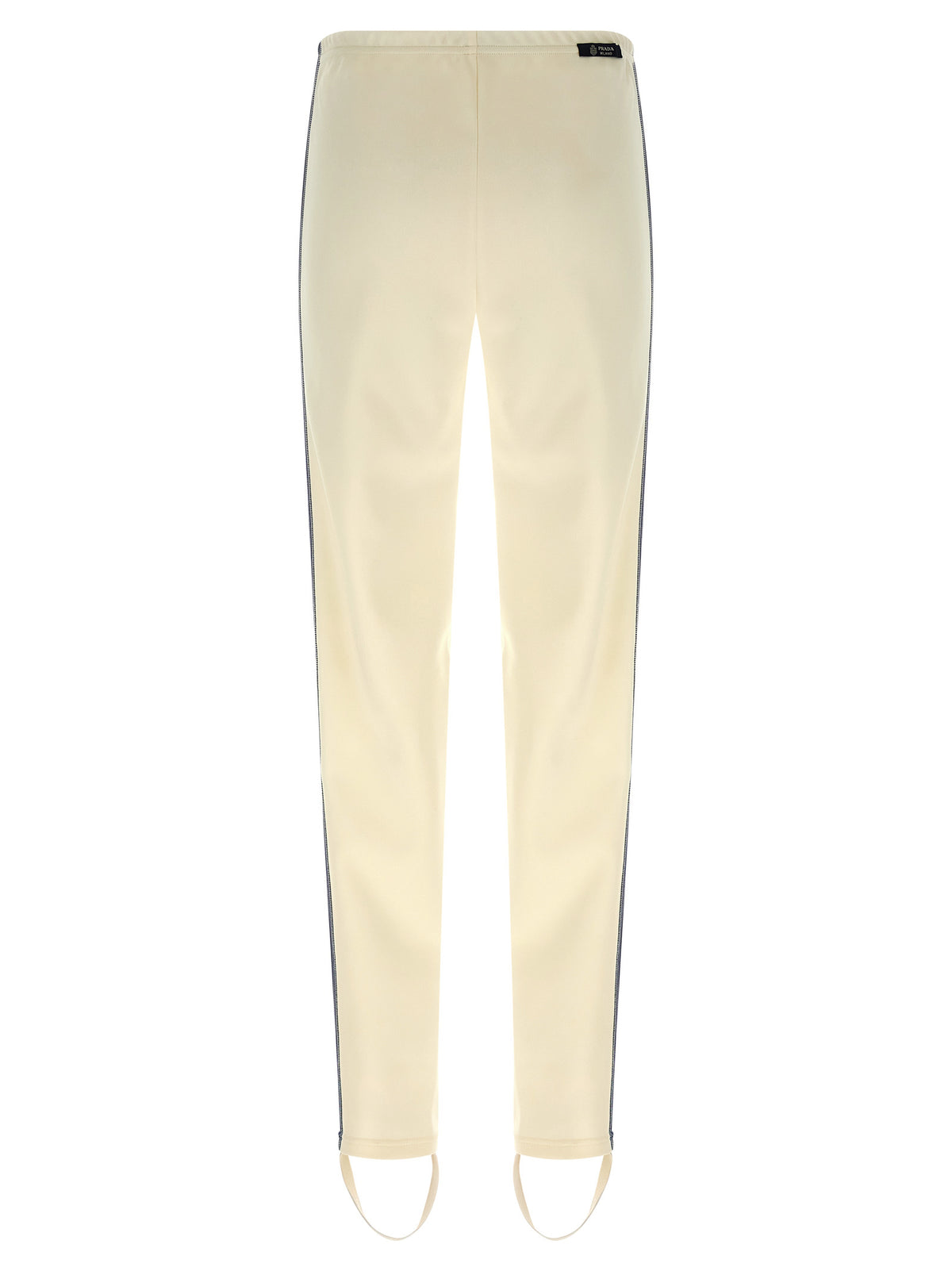 White Polyester Joggers (Workout Pants)