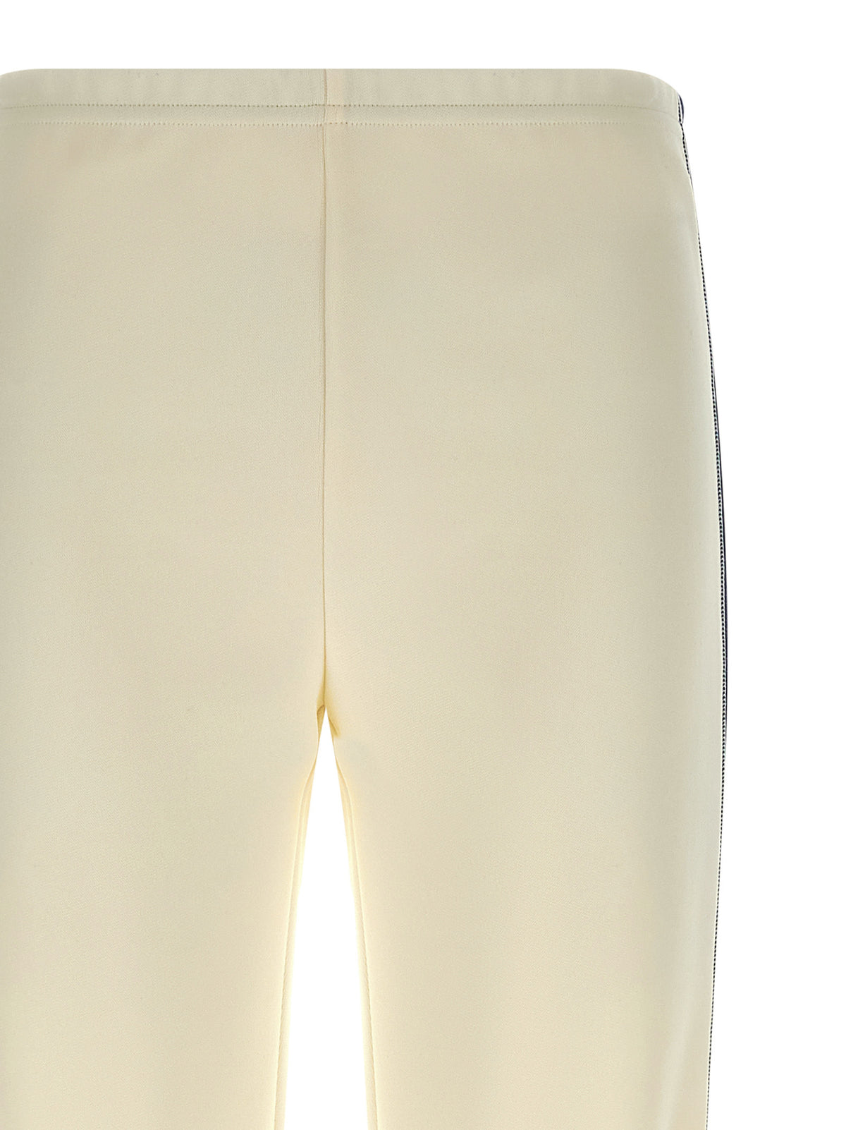 White Polyester Joggers (Workout Pants)