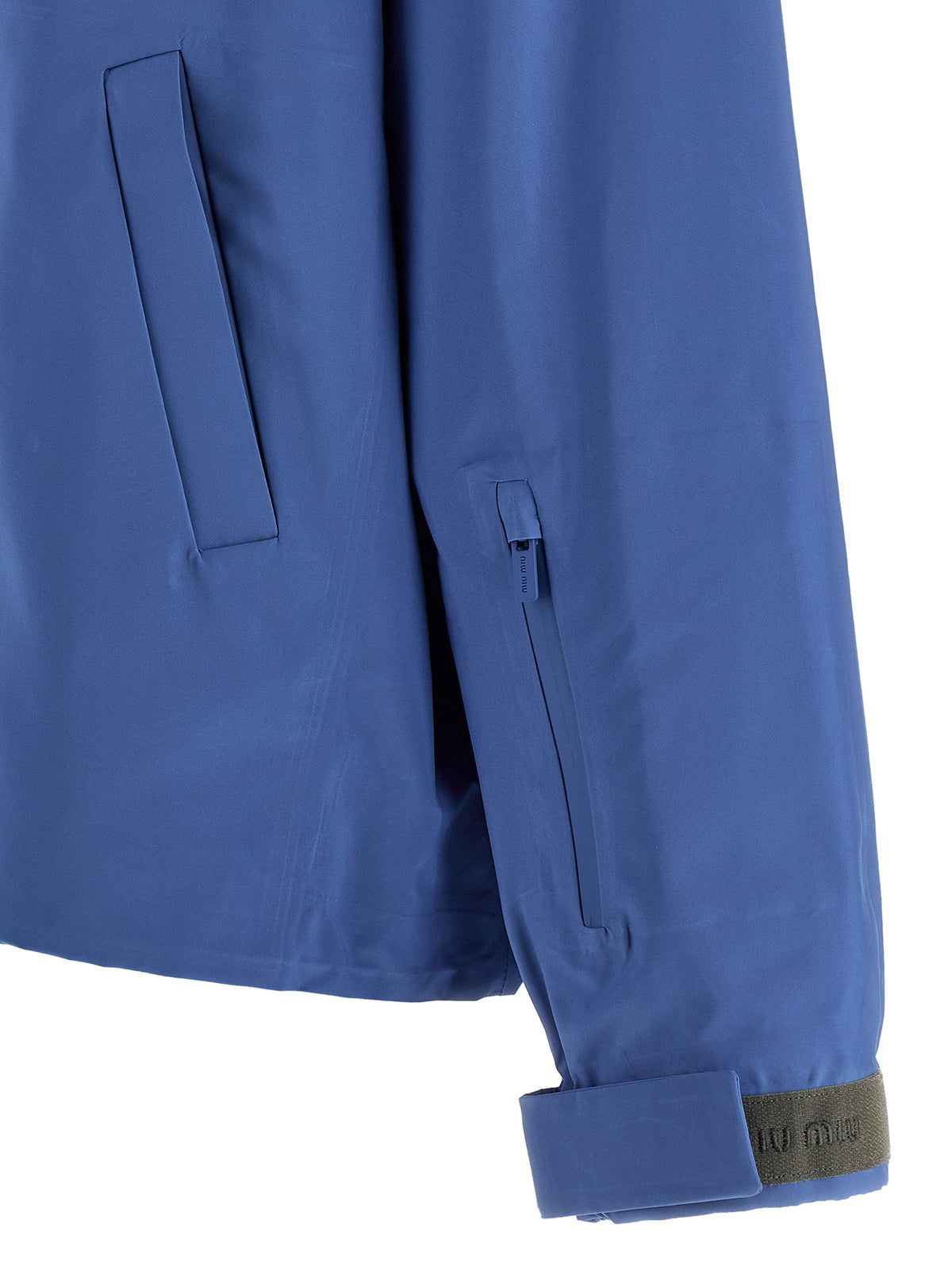 Blue Recycled Polyester Shell Jacket