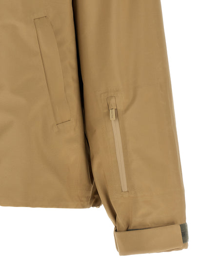 Beige Recycled Polyester Shell Jacket