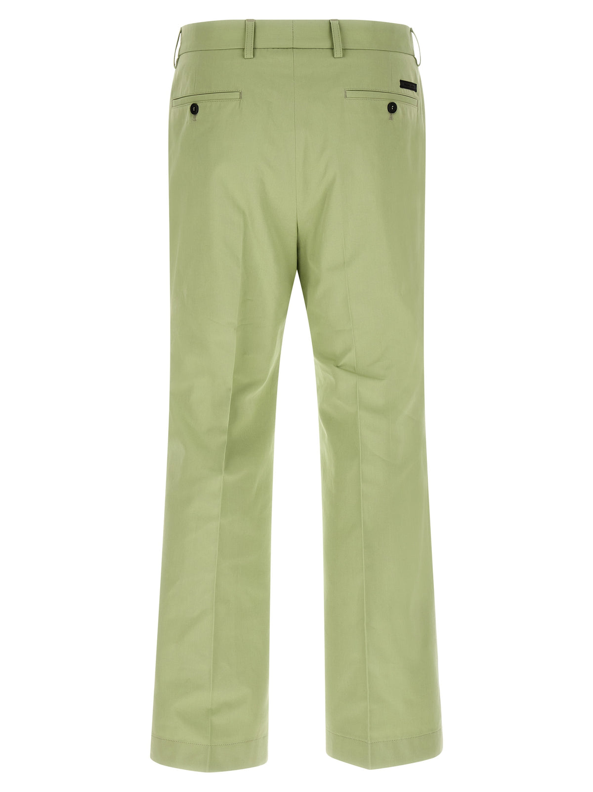 Bicolor Cotton Casual Pants
