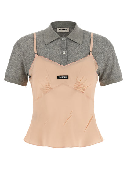Multicolor Silk Shortsleeve Shirt