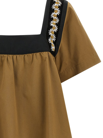 Beige Cotton Blouse