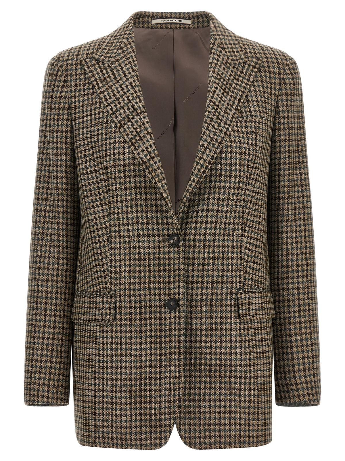 Brown Virgin Wool Blazer