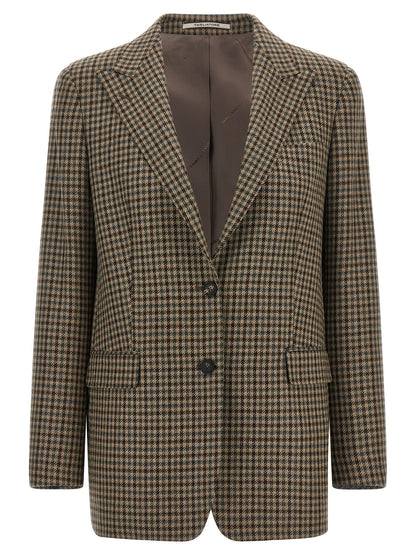 Brown Virgin Wool Blazer