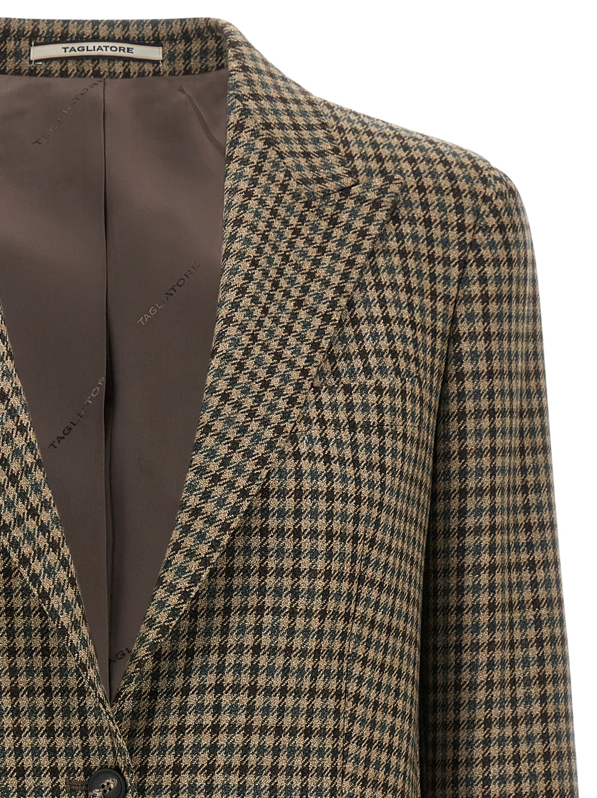 Brown Virgin Wool Blazer