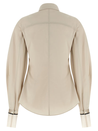 Beige Cotton Blouse