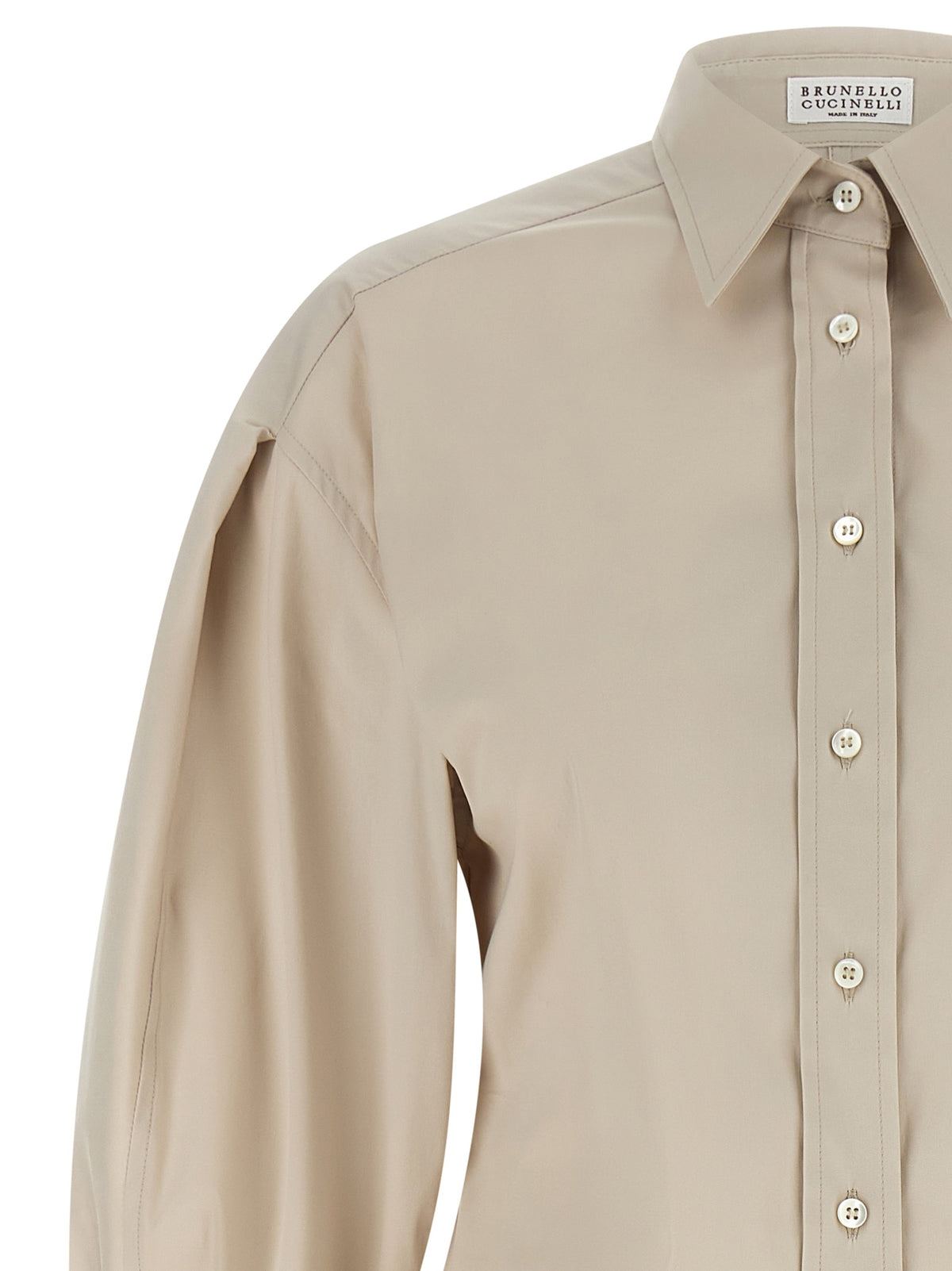 Beige Cotton Blouse