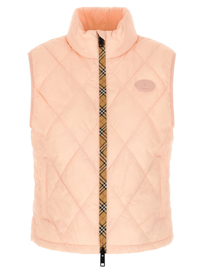 Multicolor Polyamide Sleeveless Jacket
