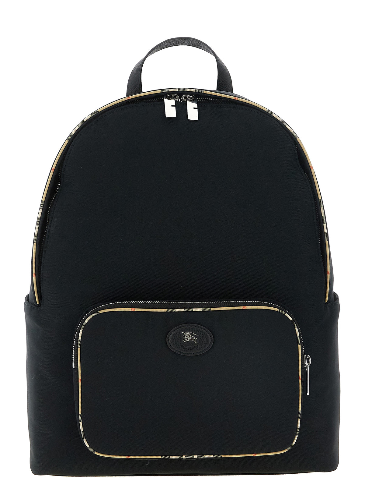 Black Polyester Backpack