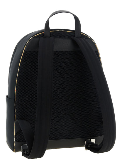 Black Polyester Backpack