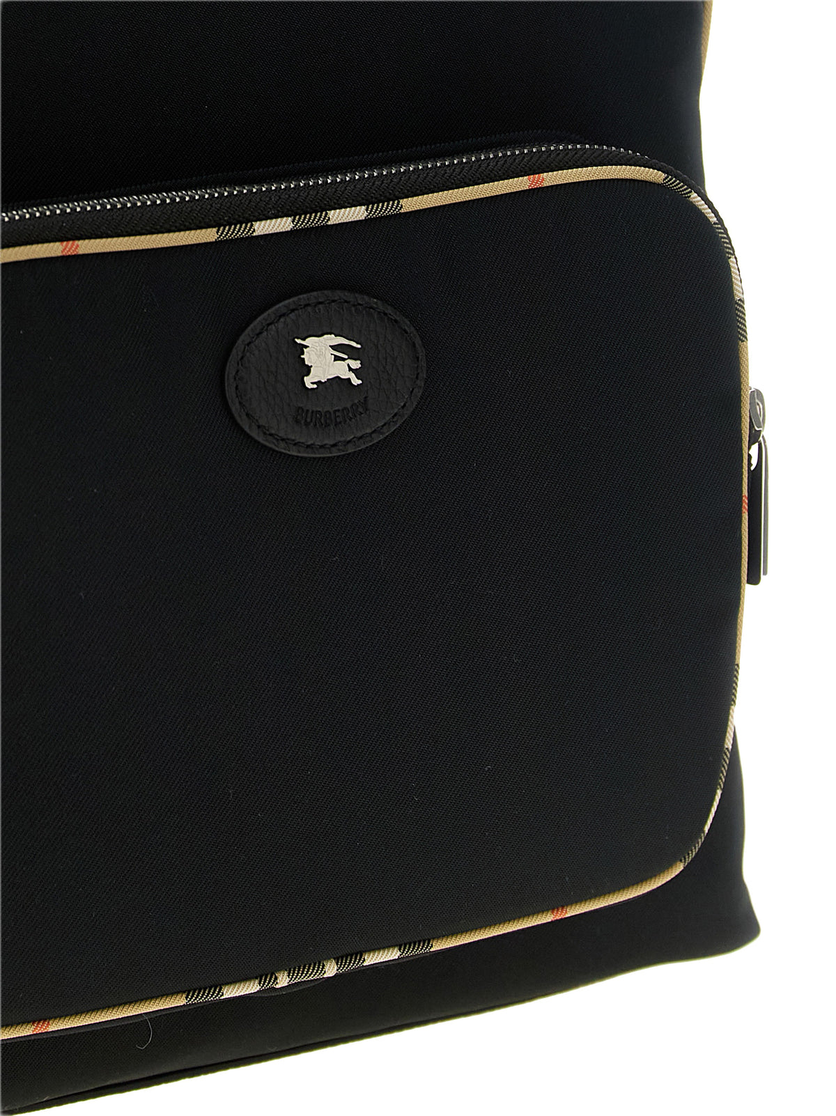 Black Polyester Backpack
