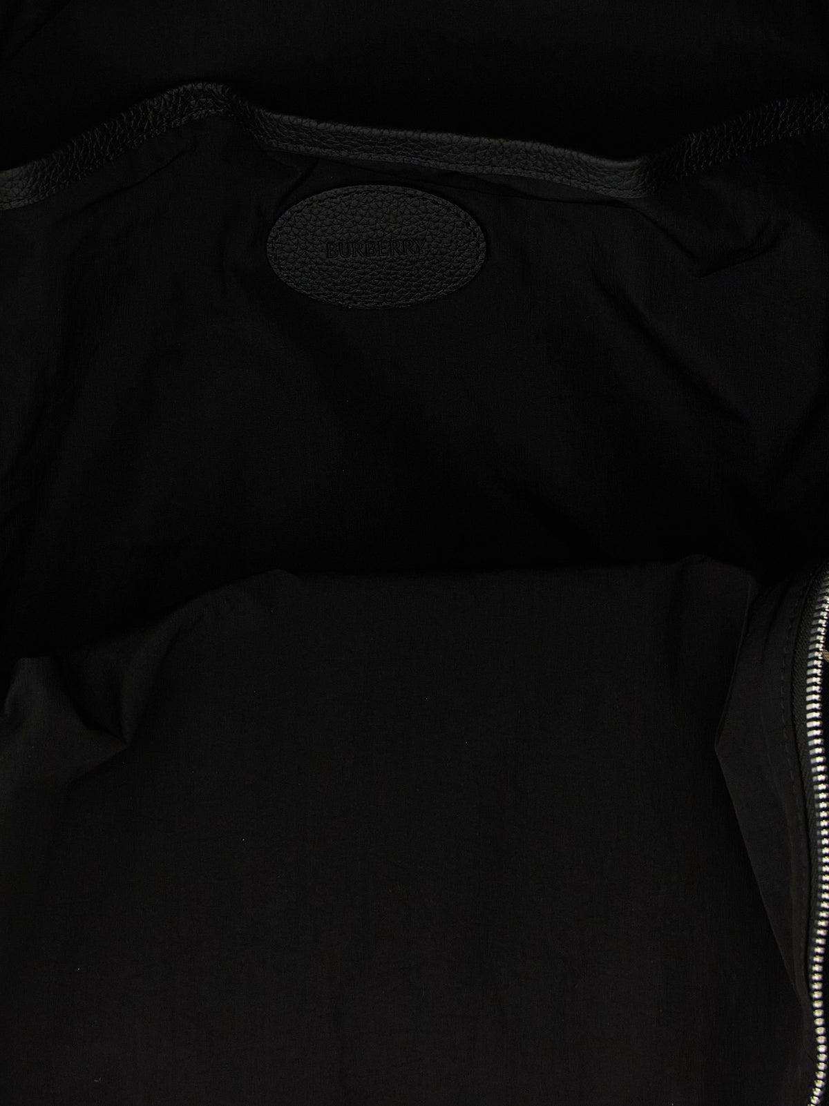 Black Polyester Backpack