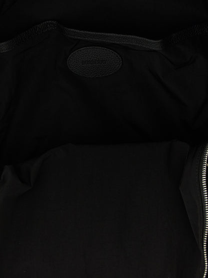 Black Polyester Backpack