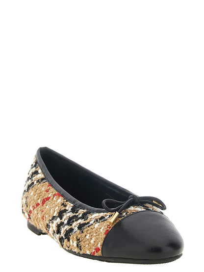 Multicolor Polyester Ballet Flats