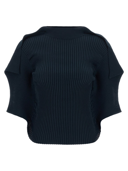 Blue Polyester Pattern Shirt