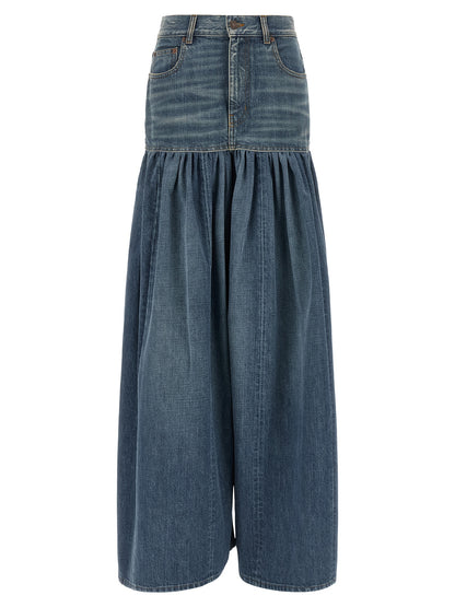 Blue Denim Skirt
