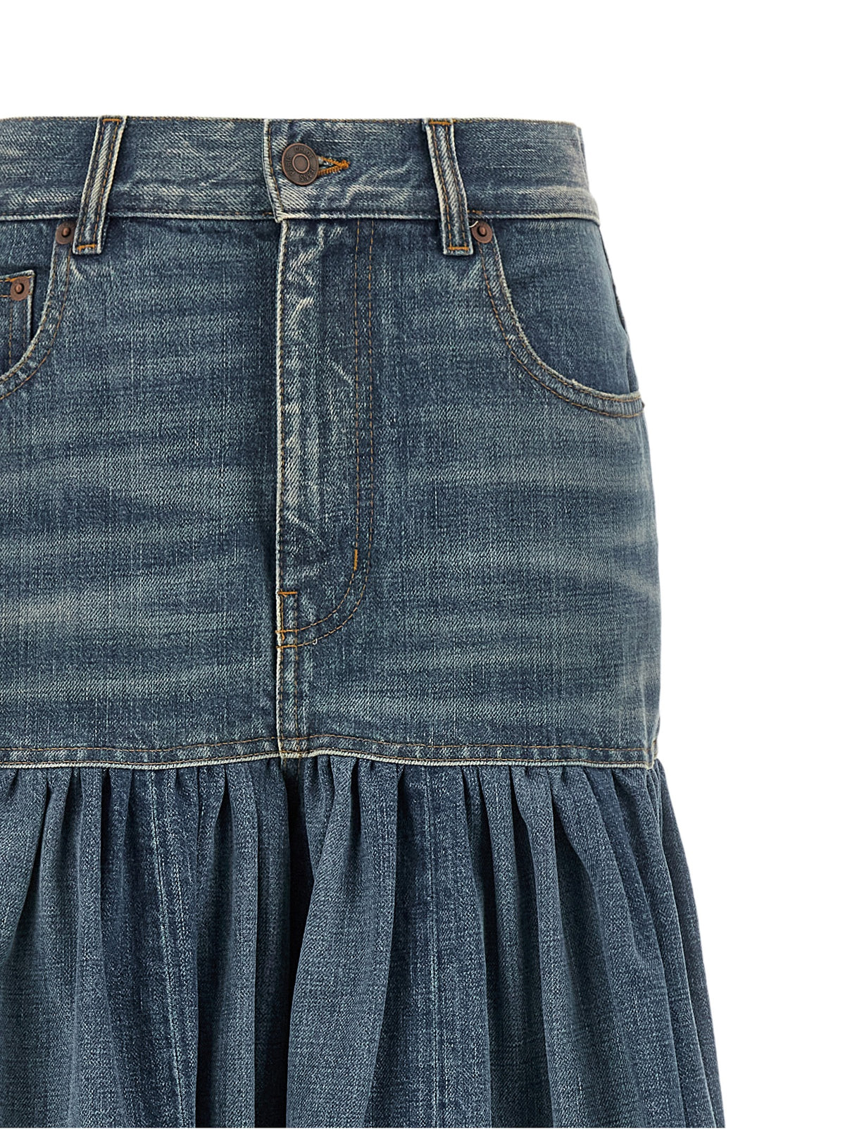 Blue Denim Skirt