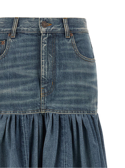 Blue Denim Skirt