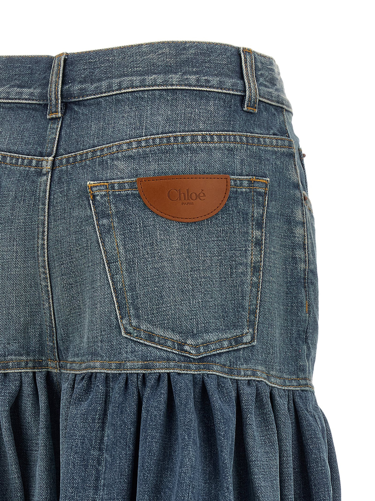 Blue Denim Skirt