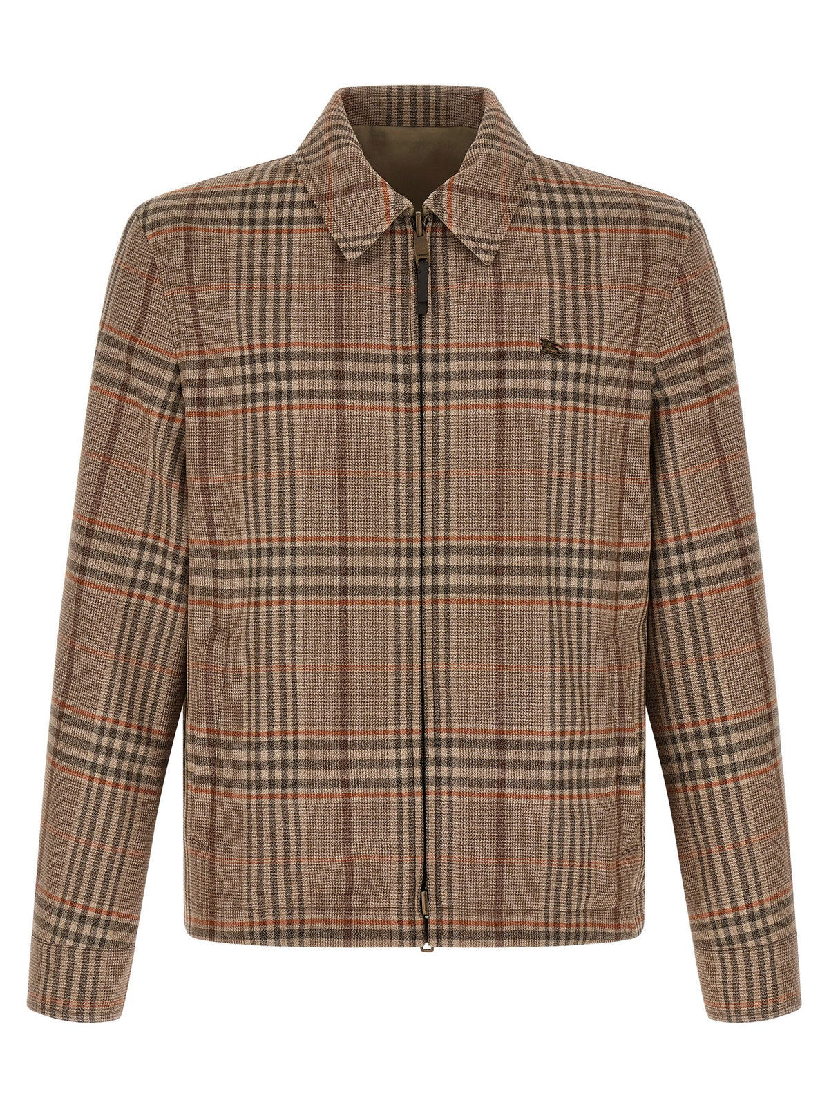 Beige Wool Shell Jacket