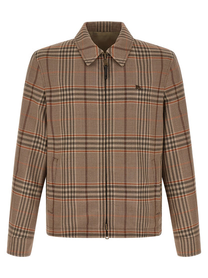 Beige Wool Shell Jacket