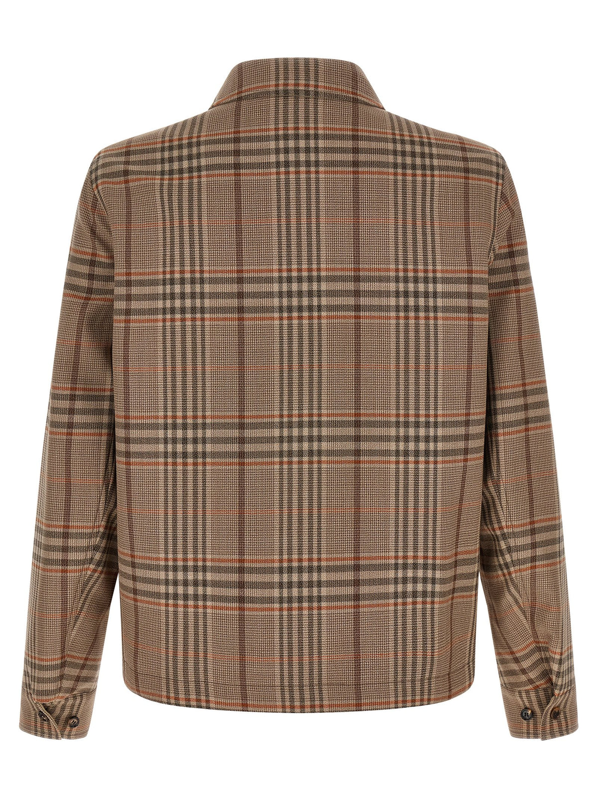 Beige Wool Shell Jacket