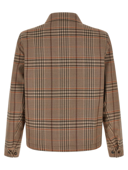 Beige Wool Shell Jacket