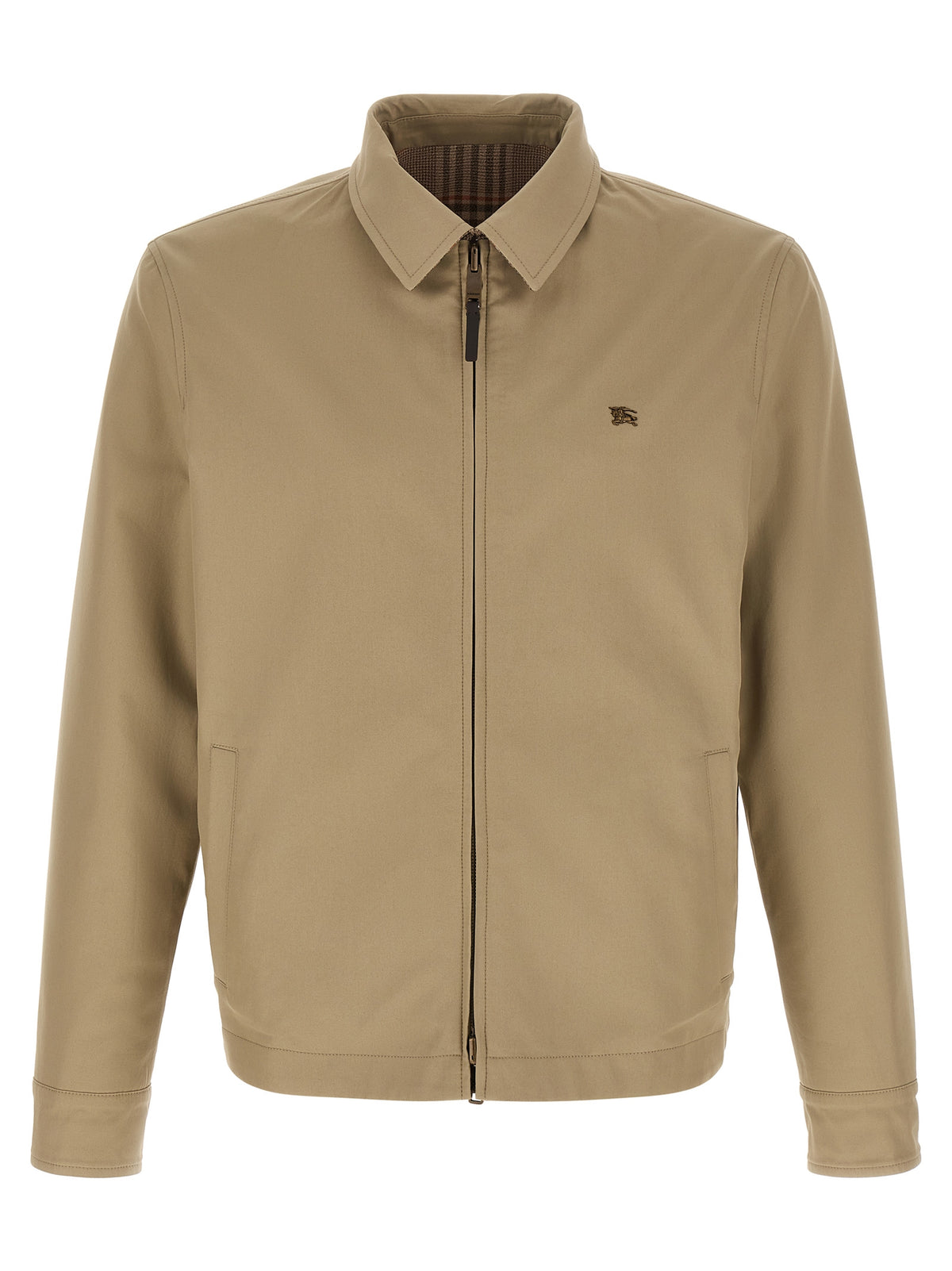 Beige Wool Shell Jacket