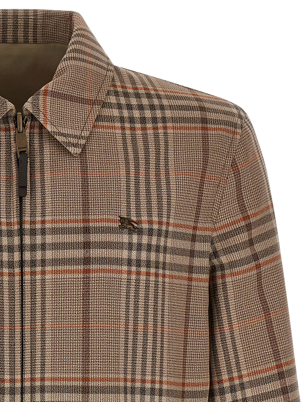Beige Wool Shell Jacket