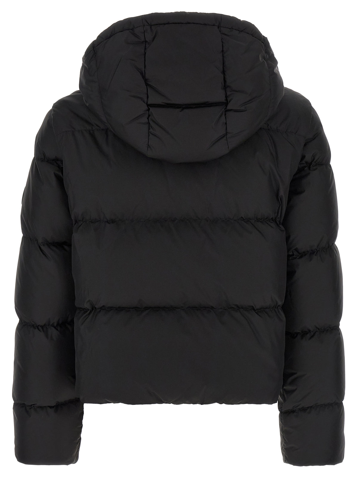 Black Polyamide Sleeveless Jacket