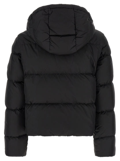 Black Polyamide Sleeveless Jacket